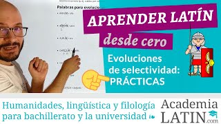 EVOLUCIÓN DEL LATÍN al español PRÁCTICA explicada 🤓 Curso de latín desde cero [upl. by Krongold]