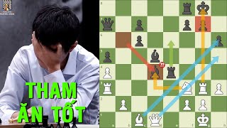 Tham Lam Ăn Tốt Đinh Lập Nhân Nhận Trái Đắng  China Chess King 2024  TungJohn Cờ Vua [upl. by Blank88]