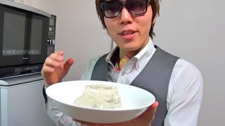 水でプリン作ってみた！How to make water Flan！ [upl. by Naerol378]