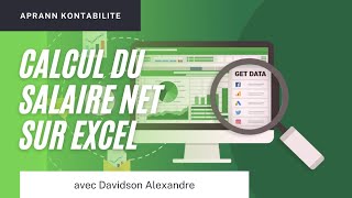 Comment calculer rapidement et de façon automatique le salaire net sur Excel  Aprann kontabilite [upl. by Brothers]