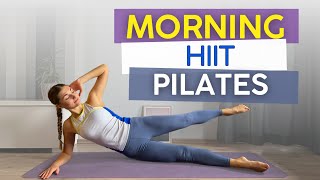 Morning Pilates HIIT 20 min  Best Floor Exercises for a Toned Body  AwakeningampFeel Energized [upl. by Oler]