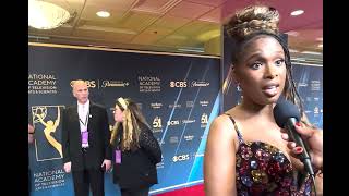 Jennifer Hudson reveals shes chasing another EGOT on 2024 Daytime Emmys red carpet [upl. by Aiclid716]