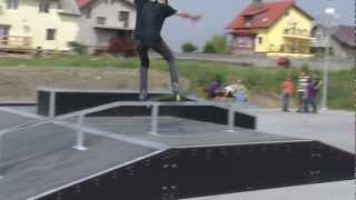 Pelplin  Skatepark w Rożentalu  TVPELPLIN [upl. by Acinorej]