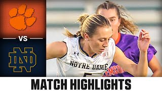 Clemson vs Notre Dame ACC Womens Soccer Highlights 2023 [upl. by Yaeger]