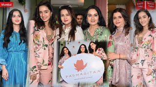 Shraddha Kapoor Inaugurated Her Maasis New Padmasitaas newest store and collection at Juhu Mumbai [upl. by Gilly]