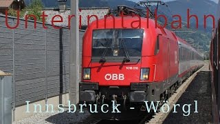 Führerstandsmitfahrt Neue Unterinntalbahn Innsbruck  Wörgl HD  Cab Ride  ÖBB 1116 [upl. by Eihcir]