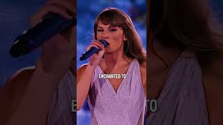 Taylor Swift Enchanted Song Live Performance The Eras Tour taylorswift theerastour shorts [upl. by Olivette]