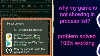 How to fix my game is not showing in the process list of game guardian 2023 [upl. by Arutnev386]