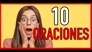 10 ORACIONES ✅ 10 oraciones interrogativas ✅ 10 oraciones exclamativas ✅ 10 oraciones cortas ✅ [upl. by Ynaffat]