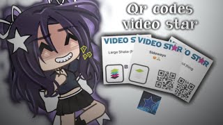 🎥 Qr codes video star  shakesTransitions  Gacha life  ˋ Kylie„─♡ [upl. by Lavud746]