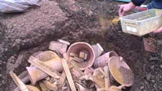 Pit firing pottery 1 [upl. by Leith]