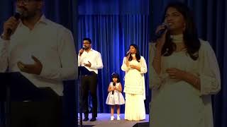 STELLA RAMOLA COUPLE AND KATYLN ANNA SINGING stellaramola niece family couple tamil christian [upl. by Zima]