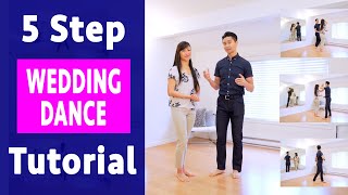 Wedding Dance Tutorial for Total Beginners  5 Easy Steps [upl. by Amabel]