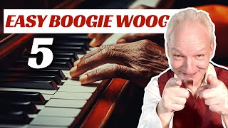 The Joy of Easy Boogie Woogie Piano 5 Super Catchy Licks [upl. by Calica]