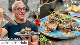 CONIGLIO ALLA LIGURE in Bianco con Olive Taggiasche  Ricetta Tradizionale di Chef Max Mariola [upl. by Analise]