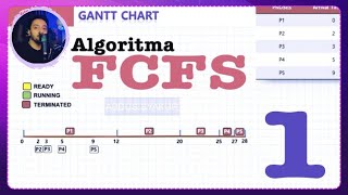 Algoritma Penjadwalan CPU First Come First Serve  FCFS  Part 1 [upl. by Reivazx]