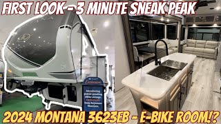 2024 Montana 3623EB  3 minute tour  RV for an EBike [upl. by Shauna392]