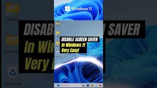 Disable Screen Saver In Windows 11 shorts windowstipsandtricks [upl. by Chadwick909]