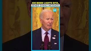 US President Joe Biden Lights Diya Says Diwali Now Celebrated Proudly In Heartwarming Message [upl. by Amzaj]