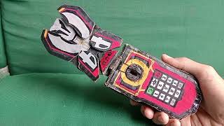 DIY Review Cardboard DX Mobilates All Code Sound Ver  Kaizoku Sentai Gokaiger [upl. by Tabby786]