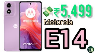 Motorola e14 Review 🔥 Price 💸5499  LooksCameraDisplay 🔥 techbhai [upl. by Cinda]