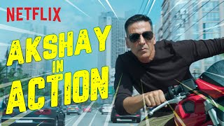 Akshay Kumar’s Action Packed Chase Scene  Sooryavanshi  Netflix India [upl. by Eessac]