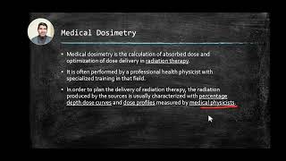 Radiation Dosimetry  Types External internal Medical Dosimetry  Absorbed Equivalent Effective Dose [upl. by Nim]