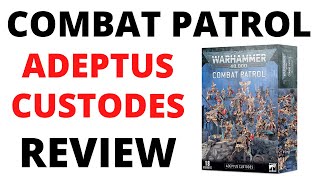 Combat Patrol Adeptus Custodes Review  Contents Discussed [upl. by Leiad]