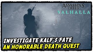 AC Valhalla Investigate Kalfs Fate in An Honorable Death Quest Guide [upl. by Fotzsyzrk378]