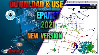 How to use EPANET software stepbystep Water Distribution Network Analysis part 01 [upl. by Naoj378]