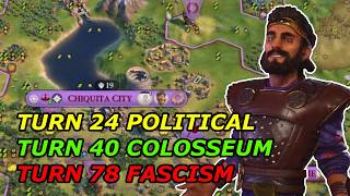 PERSIA is TOO STRONG in Multiplayer  Civ VI Multiplayer Cyrus Full Game [upl. by Allanson]