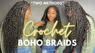 DON’T HAVE TIME TO SIT FOR HOURS TRY CROCHET BOHO BRAIDS  YWIGS [upl. by Ahtela]