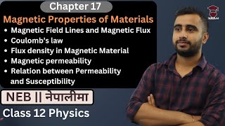 Magnetic Properties of Materials  Coulomb’s Law  Flux Density  Magnetic Permeability  Physics 12 [upl. by Aramoj]