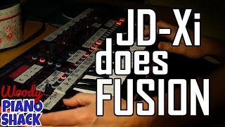 Roland JDXi synthesizer does fusion  Jeff Lorber Rain Dance jam [upl. by Efal374]