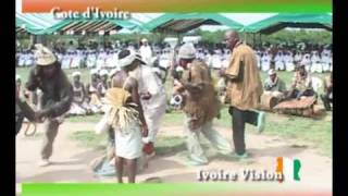 Cote dIvoire danses du Nord region du Denguele [upl. by Rafter]