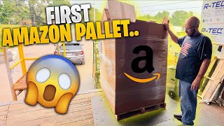 We bought a 400 AMAZON RETURN PALLET CRAZY UNBOXINGS [upl. by Carce]