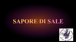 Karaoke  GINO PAOLI  SAPORE DI SALE 4 semitoni KaraokeAQUILABLUBYSALVO [upl. by Walling]