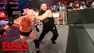 Gillberg returns to WWE Raw Feb 13 2017 [upl. by Dunson]