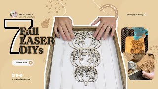 7 Fall DIYs You Can Make with A Laser [upl. by Llen]