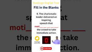 Fill in the blanks for Duolingo English Test Repeated questions [upl. by Catherina315]