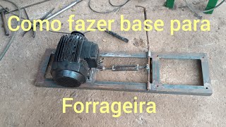 Base para forrageira ou enciladeira com regulagem simples veja os detalhes [upl. by Shull141]