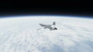 KSP RP1RSSRO 19530518 X rocket plane 50km altitude contract [upl. by Ysiad310]