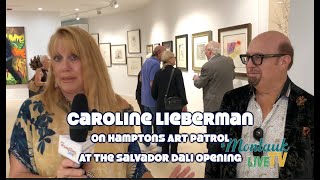 Caroline Lieberman interviews Steven C Hartman during the Dali exhibit at the Contessa Gallery [upl. by Trautman641]