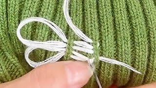 How to Perfectly Repair a Hole in a Knitted Sweater at Home [upl. by Drooff]