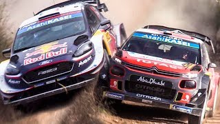 Sebastien Ogier vs Sebastien Loeb  Comparison  WRC RallyRACC Catalunya Spain 2018  FullGasMedia [upl. by Notsob]