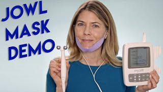 Jowl Mask Tutorial  Myolift Microcurrent  Over 40 Skincare [upl. by Ailecnarf]