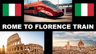 ROME TO FLORENCE BY TRAIN  TRENITALIA  WALKTHROUGH TICKETS AND INFORMATION [upl. by Ynaffat]