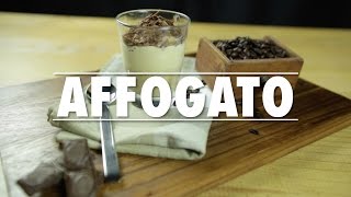 Como Fazer Affogato Italiano  Sorvete com Espresso  Gourmet a dois [upl. by Ellenehc]