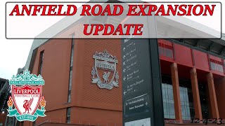 Latest Anfield Road Update From Liverpool FCs Anfield Stadium [upl. by Dihahs]