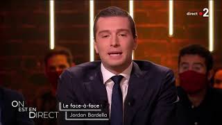 Zemmour Le Pen  Jordan Bardella commente les sondages  On est en direct 161021 [upl. by Riobard945]